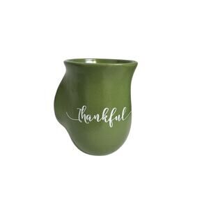 Lighthouse Christian Products “Thankful” Ephesians 1:16 Green Mug